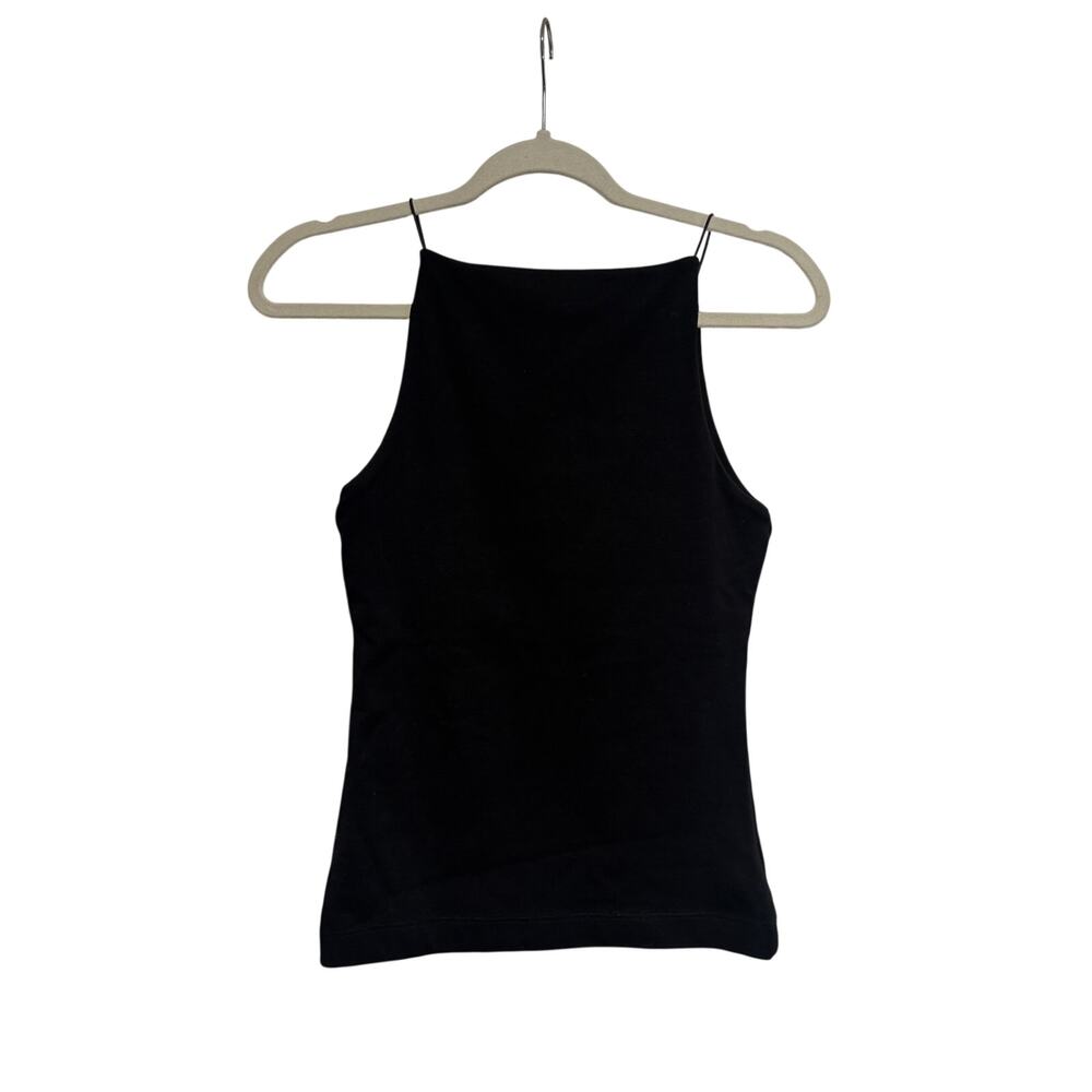 Zara Black Halter Neck Sleeveless Top S - Picture 6 of 6